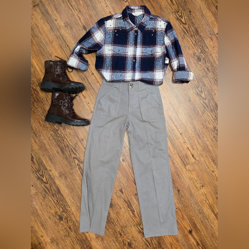 Regeneration jr. Gray Pants 5/27 pristine ex. cond. straight leg pockets casual